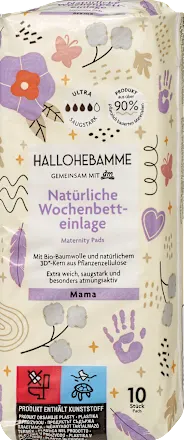 HALLOHEBAMME Mama ulošci za porodilje 10kom