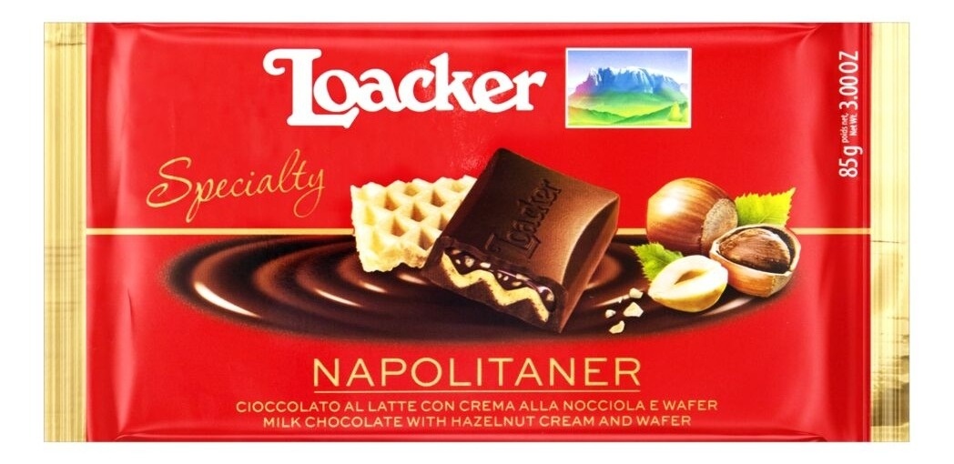 Čokolada LOACKER sa napolitankama 100g