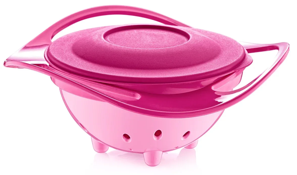BABYJEM činija za bebe 360 stepeni pink