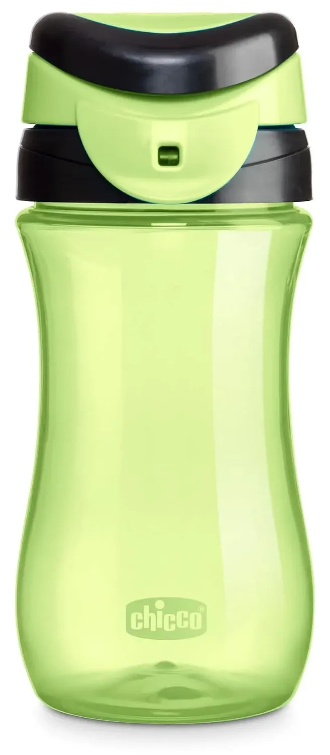 CHICCO čaša sa preklopnom ručkom (24m+) 350ml zelena