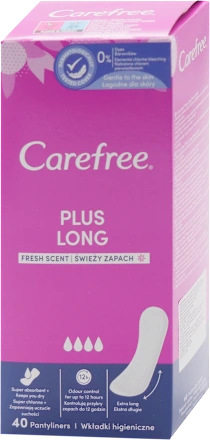 Higijenski ulošci CAREFREE plus long fresh dnevni  40kom