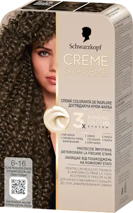 Farba za kosu SCHWARZKOPF Creme Supreme  6-16 cool ash blonde