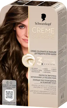 Farba za kosu SCHWARZKOPF Creme Supreme  6-0 blond natural