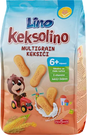 Dečija hrana PODRAVKA Keksolino multigrain 140g
