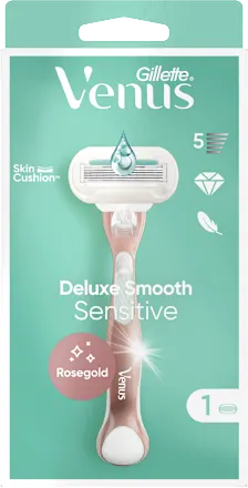 Ženski brijač GILLETTE VENUS Rosegold, EXTRA SMOOTH Sensitive 1 kom