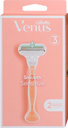 Ženski brijač GILLETTE VENUS sensitive smooth 1kom + 2 dopune