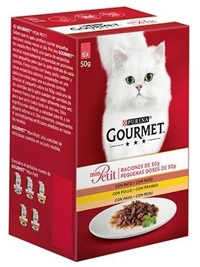 Hrana za mačke GOURMET Mon Petit živina 6x50g
