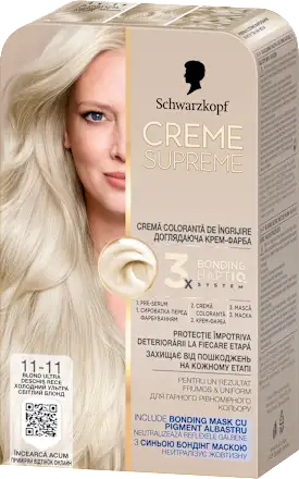 Farba za kosu SCHWARZKOPF Creme Supreme  11-11 blond ultra