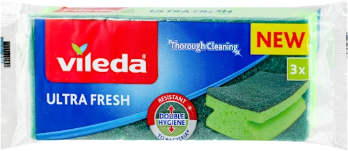 Sundjer VILEDA  ultra fresh high foam 3kom