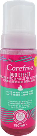 Intimna kupka CAREFREE duo effect aloe vera 150ml