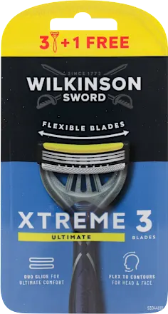 Brijač za muškarce  WILKINSON Xtreme 3 ultimate plus 3+1 gratis