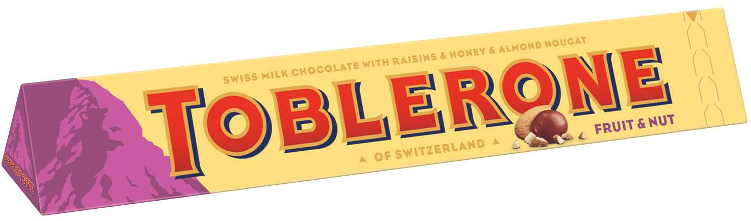 Čokolada TOBLERONE fruit & nut 100g