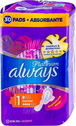 Higijenski ulošci ALWAYS Platinum normal  30kom