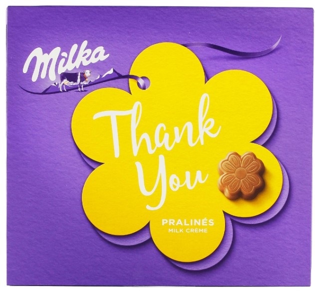 Bombonjere MILKA Thank you 110g