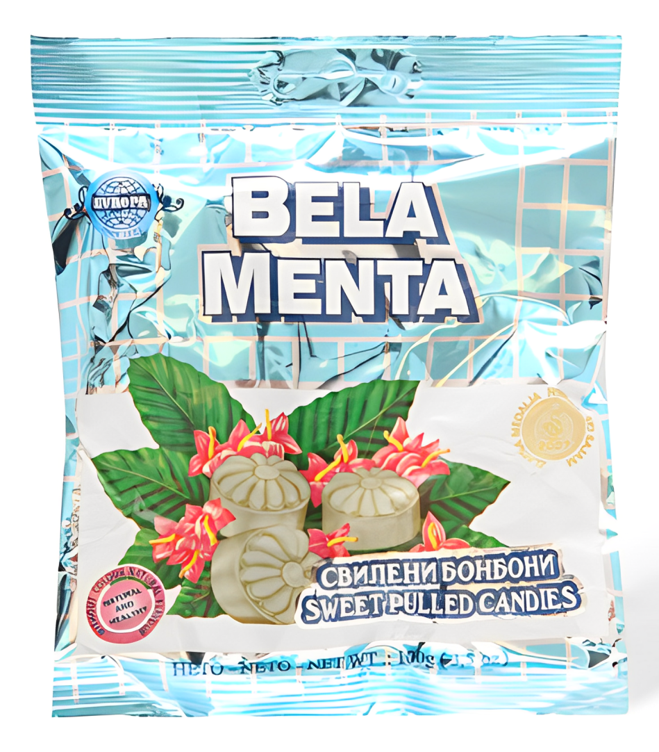 Bombone EVROPA bela menta 100g