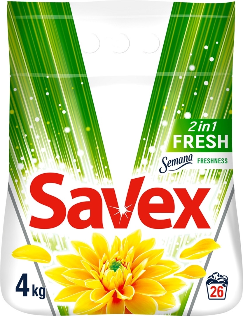 Deterdžent za pranje veša SAVEX Fresh 26 pranja (4kg)
