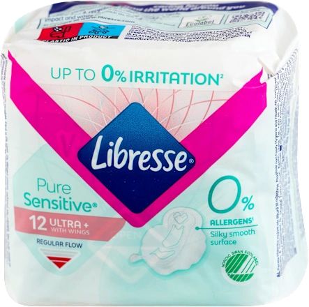 Higijenski ulošci LIBRESSE  pure sensitive normal 12kom