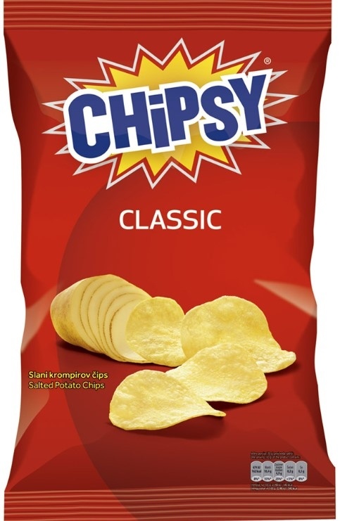 Čips CHIPSY slani 230g