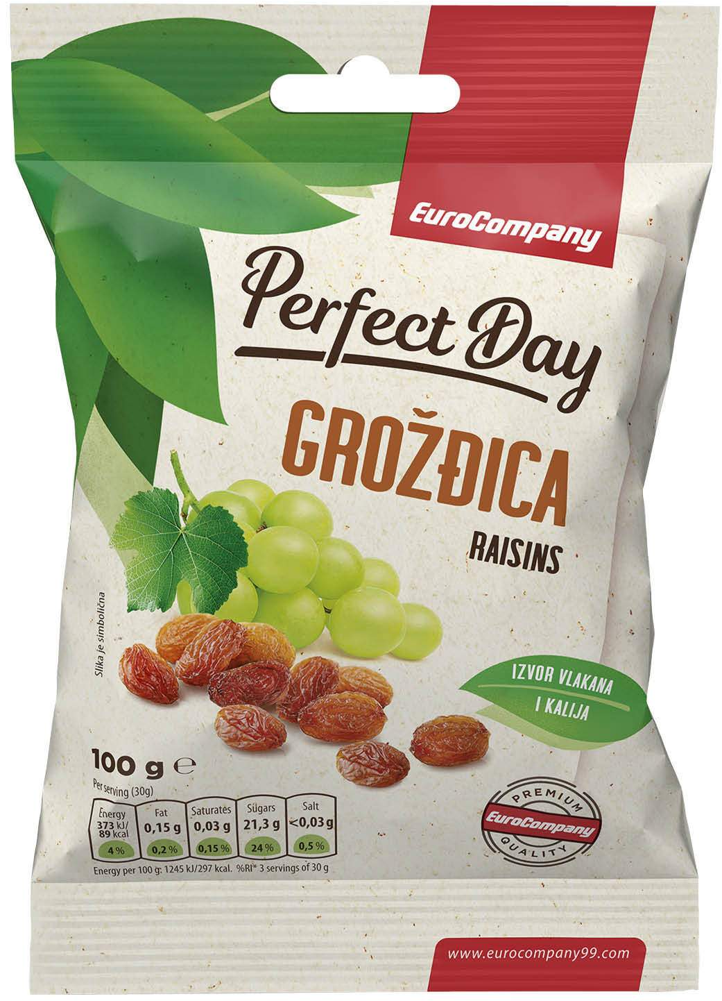 Suvo grožđe EUROCOMPANY 100g