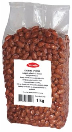 Kikiriki YUMIS pečeni vakuum 1kg