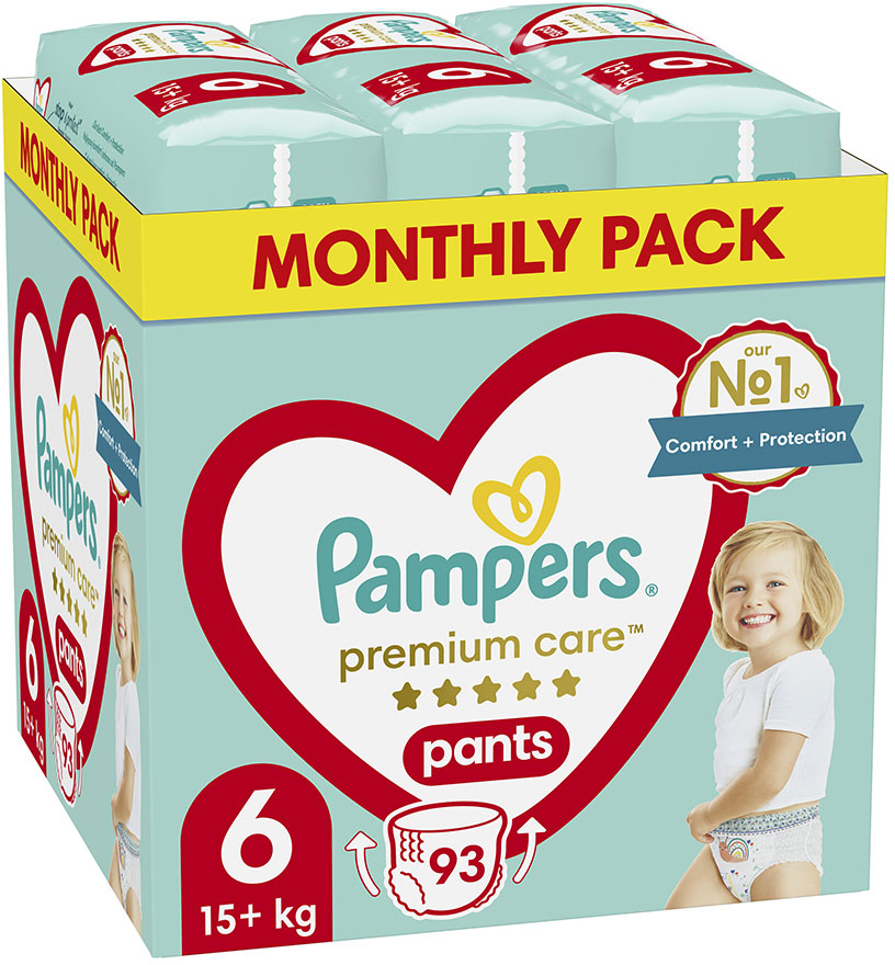 Pelene za bebe PAMPERS  premium care pants 6 93kom