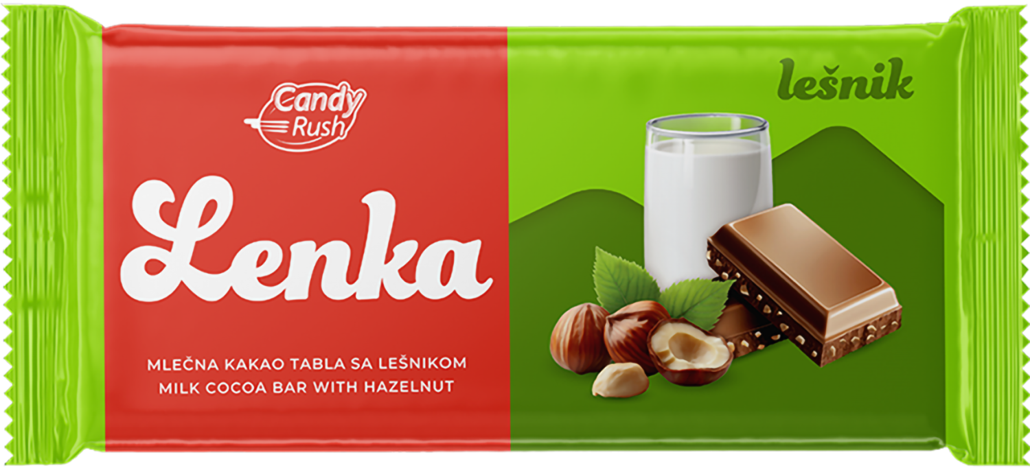 Kakao tabla LENKA lešnik 100g