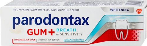 Pasta za zube PARODONTAX  Gum+Sensitivity & Breath Whitening 75ml