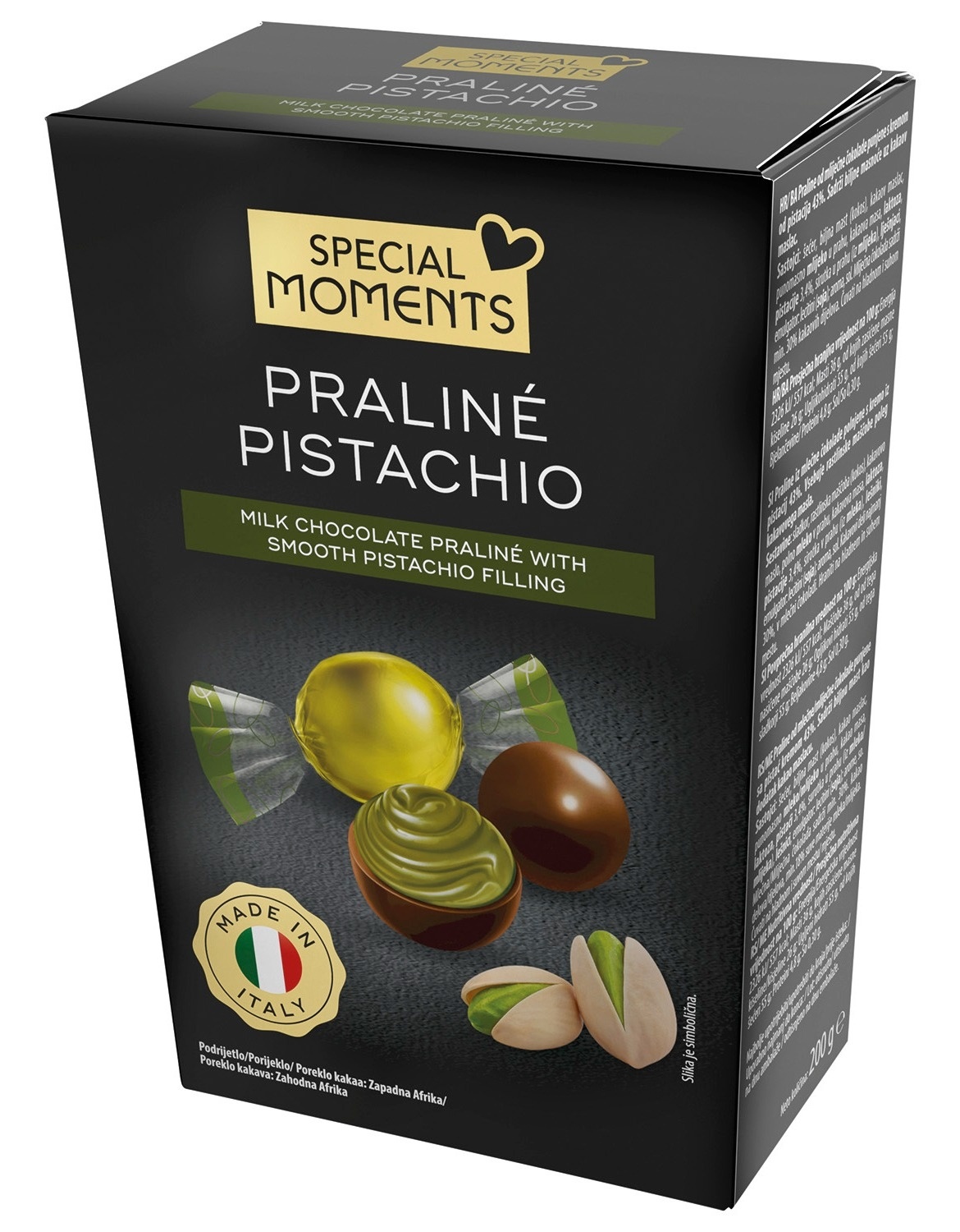 Praline SPECIAL MOMENTS pistaći 200g