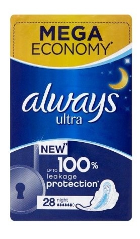 Higijenski ulošci ALWAYS Q Ultra Night  28kom