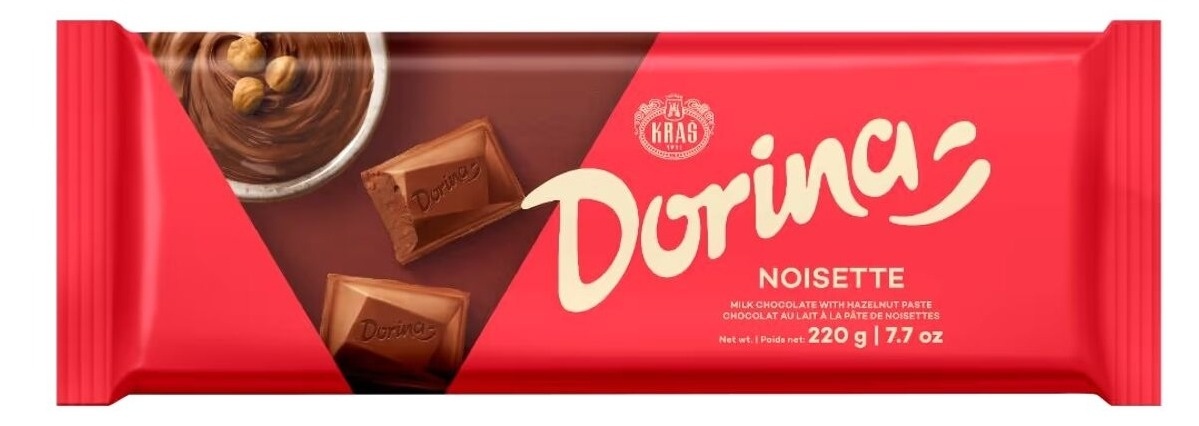 Čokolada DORINA noisette 220g