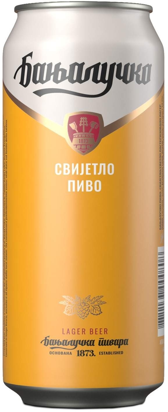 Pivo BANJALUČKO limenka 0,5l