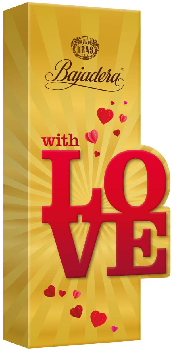 Bombonjera KRAŠ Bajadera Love 87g
