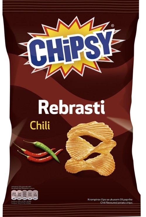 Čips CHIPSY Chili x cut 230g