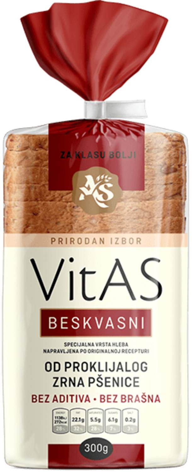 Hleb VITAS beskvasni 500g