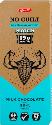 Čokolada KANDIT No guilt milk protein 80g