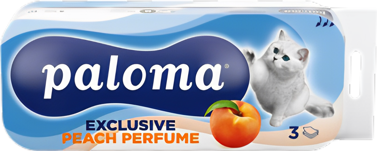 Toalet papir PALOMA exclusive breskva 3sloja 10kom