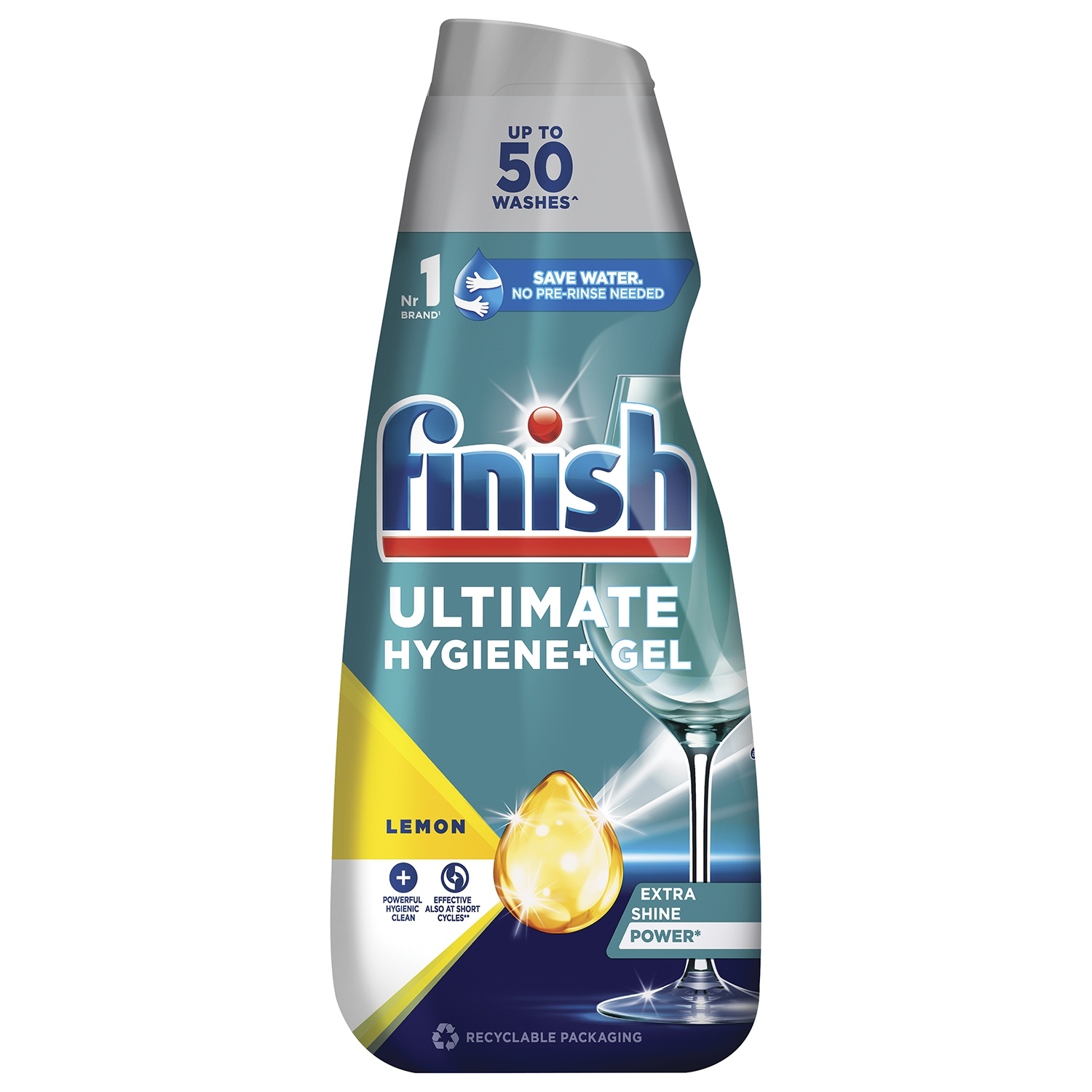 Gel za mašinsko pranje posuđa FINISH Ultimate  lemon 1l