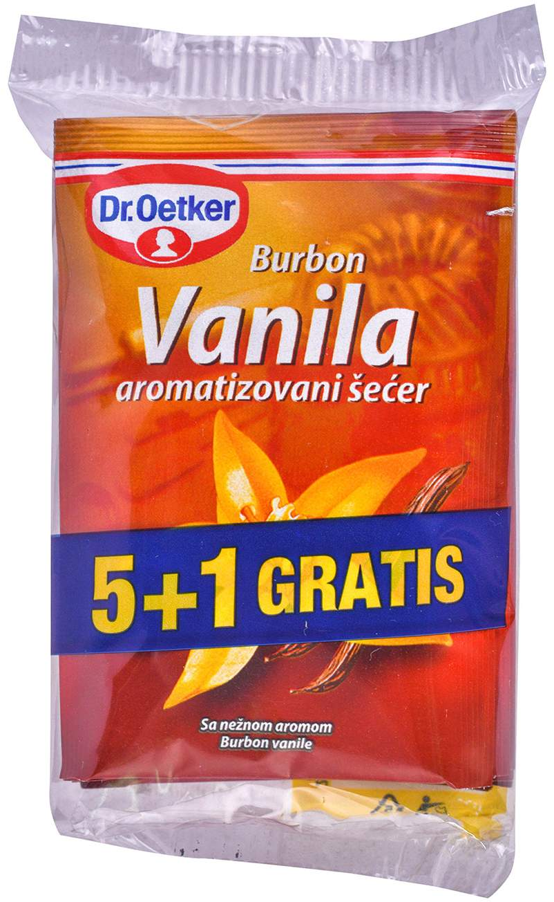 Vanilin šećer burbon DR.OETKER 10g 5+1 gratis