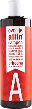 Šampon za kosu ALLIN protiv peruti i opadanja kose 200ml