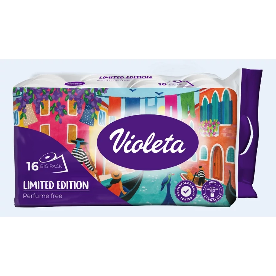 Toalet papir VIOLETA limited edition 3sloja 16kom