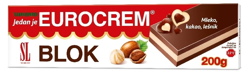 Čokolada SWISSLION EUROCREM blok 200g