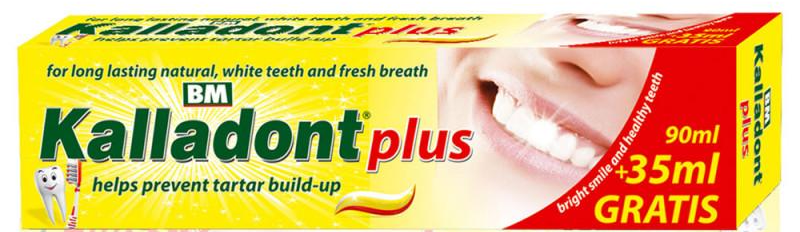 Pasta za zube KALLADONT plus 90ml+35ml gratis