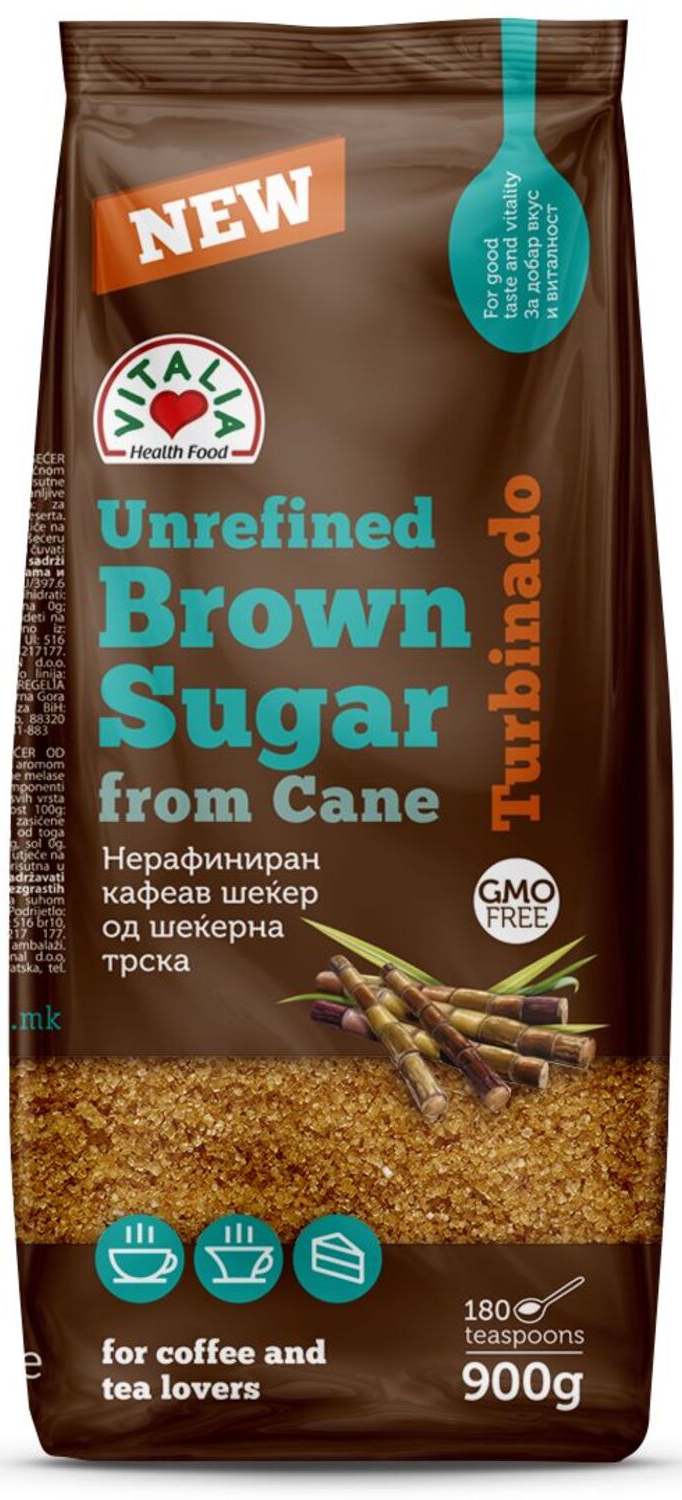 Braon šećer VITALIA Turbinado nerafinisani 850g
