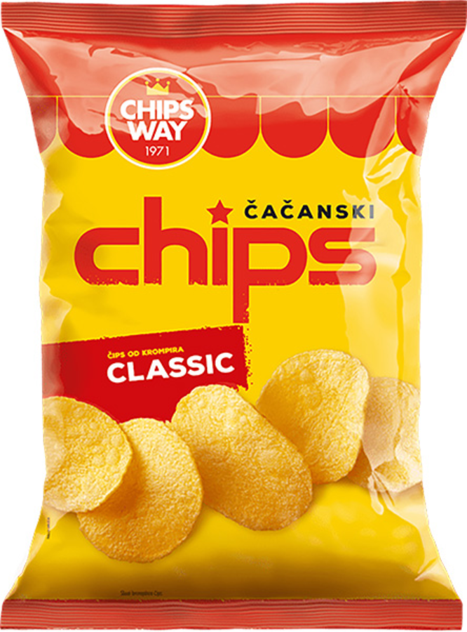 Čips CHIPS WAY classic 230g