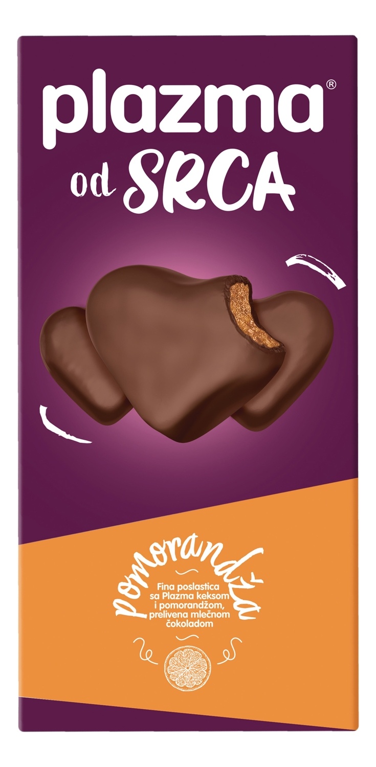 Praline PLAZMA od srca pomorandža 100g