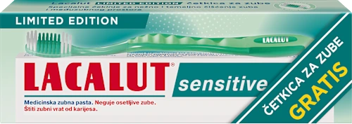 Pasta za zube LACALUT Sensitive 75ml + četkica za zube gratis