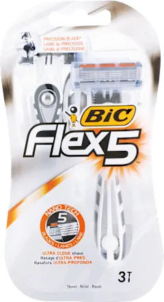 Brijač za muškarce  BIC Flex5 jednokratni, 3 kom