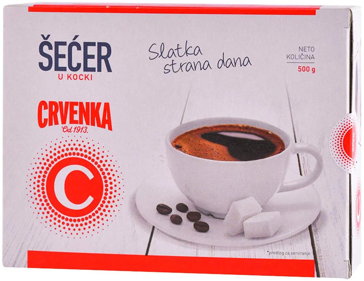 Šećer CRVENKA kocka 500g