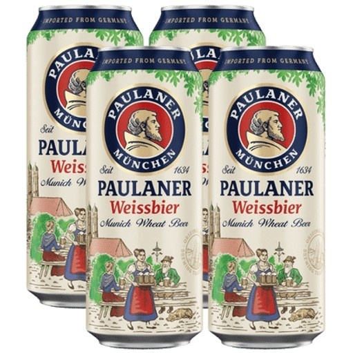Pivo PAULANER svetlo 4x0,5l