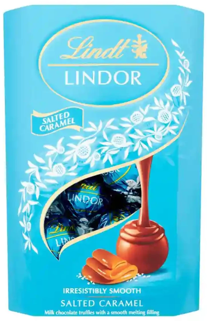 Bombonjera LINDT Lindor salt caramel 200g